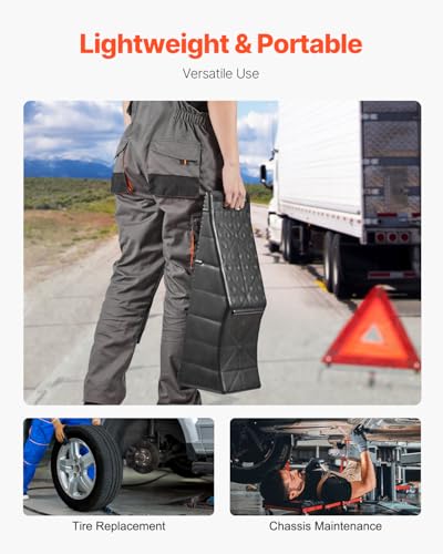 image for VEVOR 1Piece Vehicle Ramp 20000 lbs/9 Ton Capacity Car Service Ramp, E