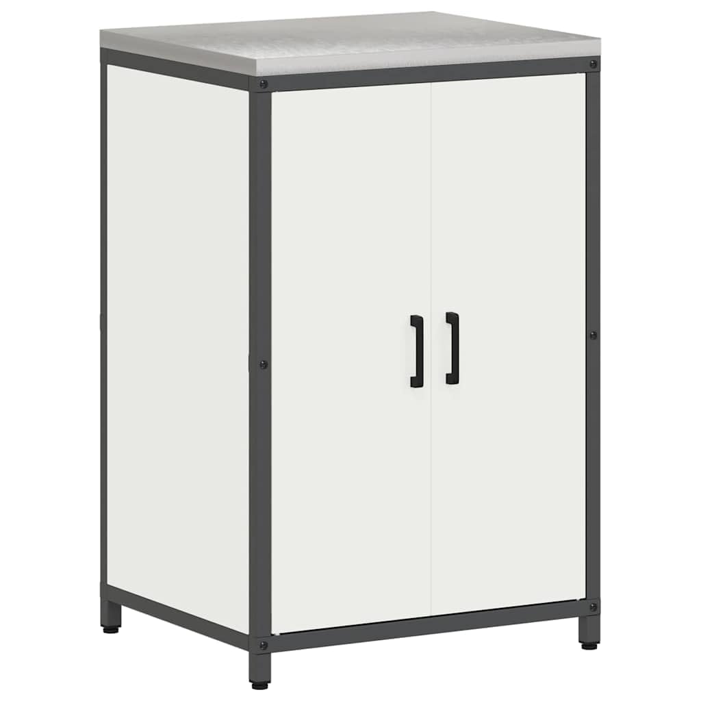 vidaXL Ensemble de Rangement Cuisine HATTEM 3 pc Blanc