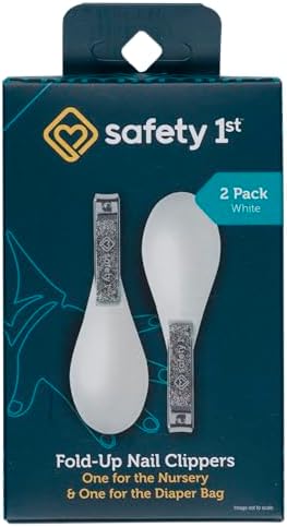 Safety 1st Fold-Up Nail Clippers - 2pk