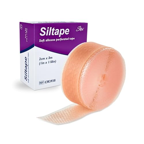 Silikonpflaster Advancis Siltape Rollenpflaster aus Silikon 2 cm x 3 m [1 Rolle]