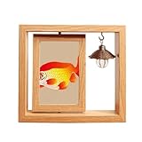 DIYthinker Painting Japanese Culture fiish Wooden Rotating Picture Photo Frame 4x6