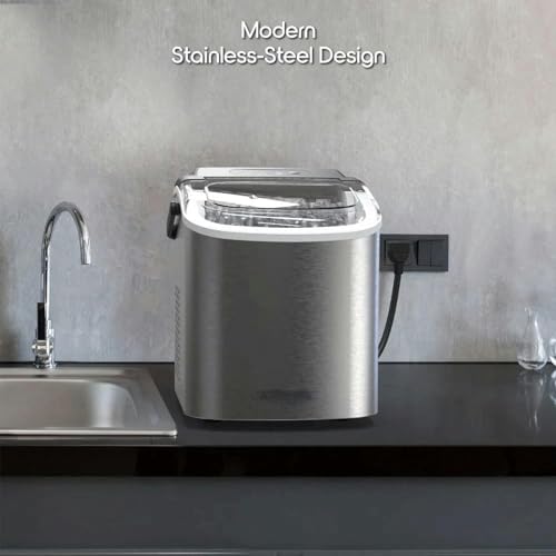 Máquina de hielo portátil para encimera 26 lb/24 horas miniatura 3