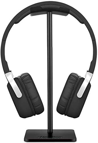 Image of Aluminium Tabletop Headphone Stand (Black)