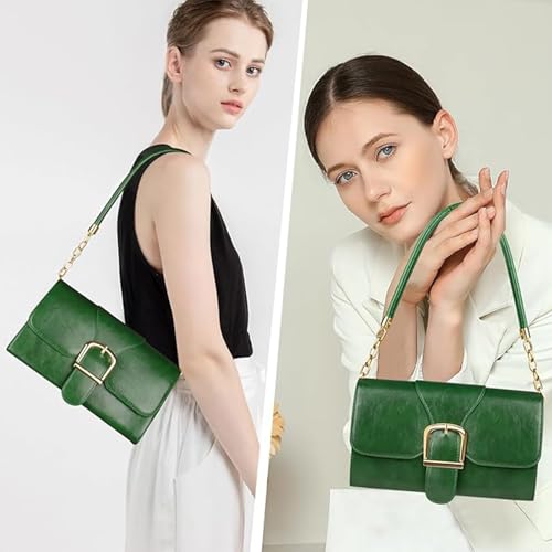 Image of Shoulder Bag for Women, Vegan Leather Classic Crossbody Purses Handbags, Trendy Hobo Bag Tote Purses for Women