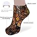 VstaDank Monarch Butterflies Ankle Socks 5 Pairs Fashion Invisible Low Cut Sock for Adult Casual Short Sock Soft Cozy No Show Socks