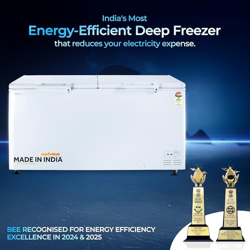 Image of Haier HFC-788DPW4, 4 Star (2026 Star Rating) Double Door Convertible Deep Freezer, 5 Side Freezing, Dual Condenser, Inside Metal Liner with 70mm Puff Thickness (White 734L)