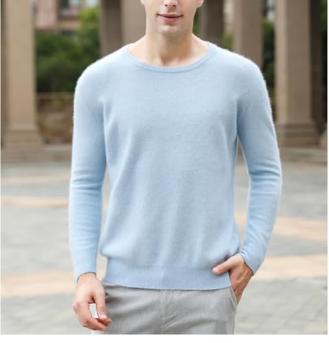 Men's Mink Cashmere Sweater Knit Warm Jumper Sweater Long Sleeve Pullovers Jumpers2