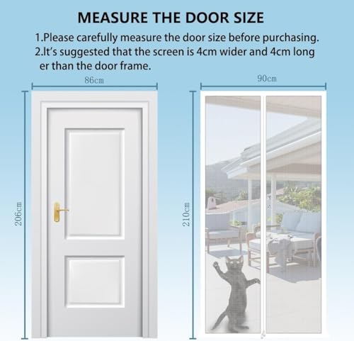 Porte moustiquaire pour animaux avec fermeture à glissière - 8