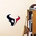 NFL Houston Texans Logo Fathead Wall Decal, 15 x 12-inches