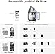 K&F Concept Kamera-Umhängetasche, wasserdichte Kamera-Reisetasche, Foto-Rucksack, Kamera-Umhängetasche mit Regenschutz
