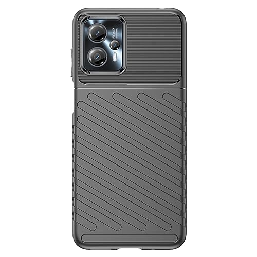 Image of Shockproof Back Cover Case for Motorola Moto G13 4G | 360 Degree Protection | Protective Design | Anti-Scratch Tough Slim TPU Case for Motorola Moto G13 4G (Black)