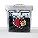 YouTheFan Officially-Licensed NCAA Louisville Cardinals Set of 4 Cornhole Bags - All Weather Regulation 6” x 6” Size - 16oz Weight - Designed in USA