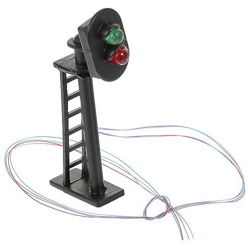WHAMVOX Realistic Simulation Signal Ornament Mini Traffic Light for Landscaping Decor Model Signal