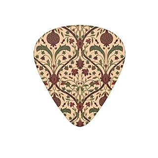 Lot de 12 médiators traditionnels en forme de feuille de plante pour guitare électrique, basse acoustique, cadeau avec boîte - Les Beatles, Paul McCartney, John Lennon, RIngo Starr, George Harrison