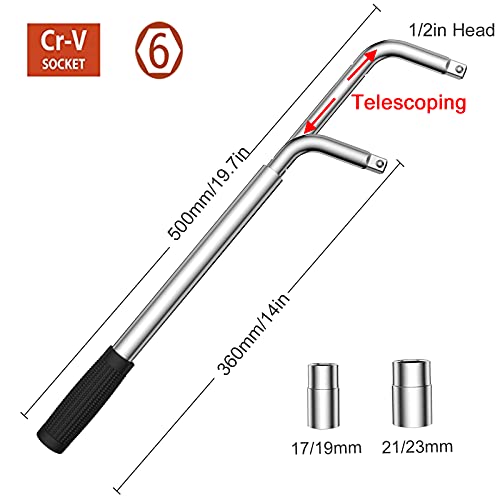 Imaycc Scissor Jack For Car/Suv/Mpv -Thickened Max 3.0 Ton (6614 Lbs) Car Jacks With Hand Crank Trolley Lifter , Portable Emergency Car Jack Kit With Wheel Wrench. #TOP4