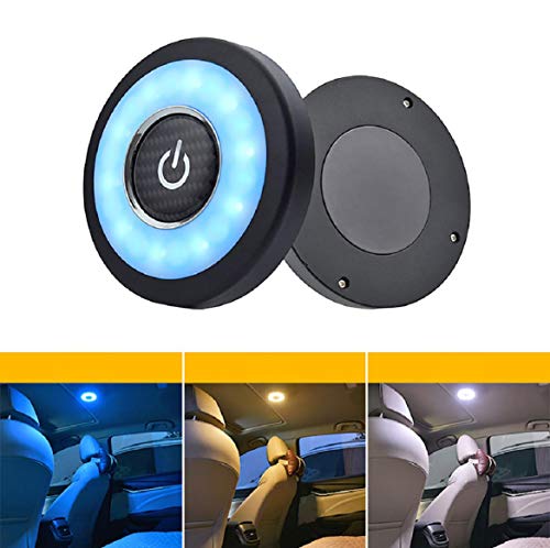 Boddenly Rechargeable Car LED Car Dome Roof Ceiling Interior Light,12V Bright Multi-Function Wall Light Stick on Anywhere Push Lamps for Vehicle RV Camping Motorhome Boat Bedroom Cabinet - Thumbnail 7