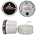 2 Inch/52mm Engine Hour Meter 0-99999.9H Adjustable Hourmeter 12V 24VDC for All Cars Boats (Black&Silver)