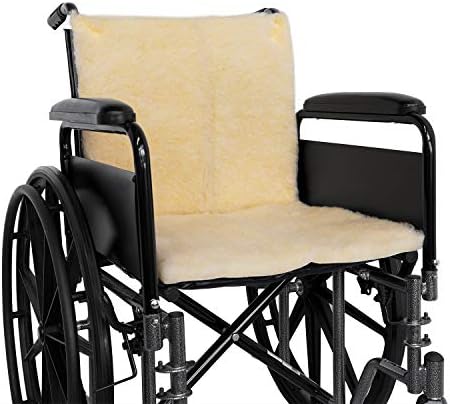 NYOrtho Faux Synthetic Sheepskin Wheelchair Seat & Backrest Pads