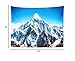 BELECO 7x5ft Fabric Winter Snow Mountain Backdrop Mount Everest Nepal National Park Mountain Peak Alpine Scenery Background Outdoor Adventure Holiday Travel Portrait Photo Props