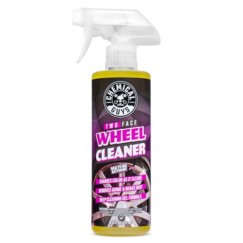Chemical Guys Two Face Wheel Cleaner Color Changing Wheel Cleaner Safe for Cars Trucks SUVs Motorcycles RVs & More 16 fl oz - CLD30316