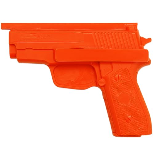 American Safety Props - Non-Functional Solid Polymer Holster Molding Gun Prop - (Prepped) - Blaze Orange - U.S.A. Made - Compatible with Sig Sauer P225