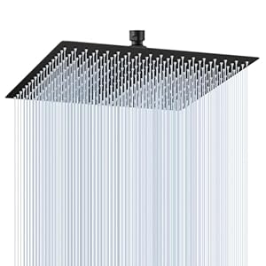 Kinliv KL0019 Schwarzer 40cm Regenduschkopf