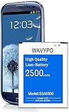 Akku für Samsung Galaxy S3 EB-L1G6LLU, GT-i9300, GT-i9305 LTE, 2500mAh Li-Ion Akku kompatibel mit Samsung Galaxy S3 Neo i9301 (Nicht für S3 Mini)
