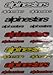 Alpinestars Sticker Kit 15 Stck