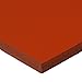 Rubber-Cal Silicone - Commercial Grade Red/Orange - 60A - Rubber Sheets & Rubber Rolls - 1/4