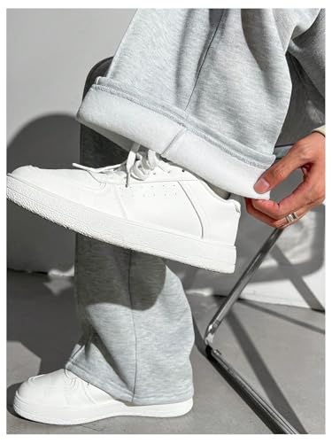 Boy's Wide Leg Sweatpants Athletic Baggy Pants Thermal Long Cargo Pants Joggers Trousers3