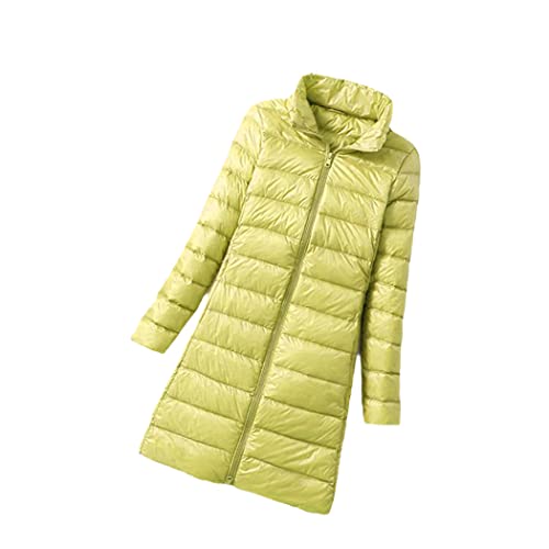 Parka d'hiver pour femme 90% duvet de canard blanc à capuche ultra légère