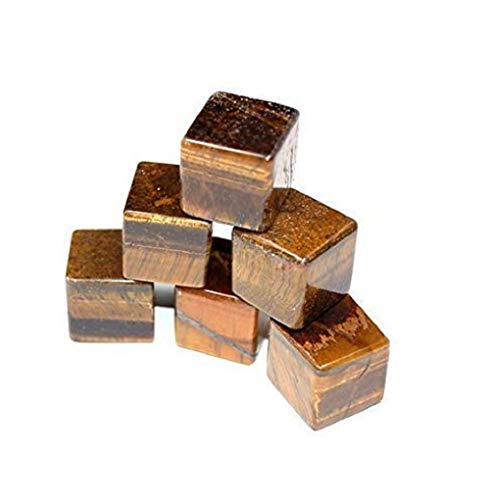 Pierre œil de tigre de 25 mm de qualité supérieure gemme naturelle cube