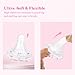LittleForBig Silicone Soft Touch Adult Bottle Nipples Replacement Teat Compatible with LittleForBig Bottles - Assorted 3-Pack