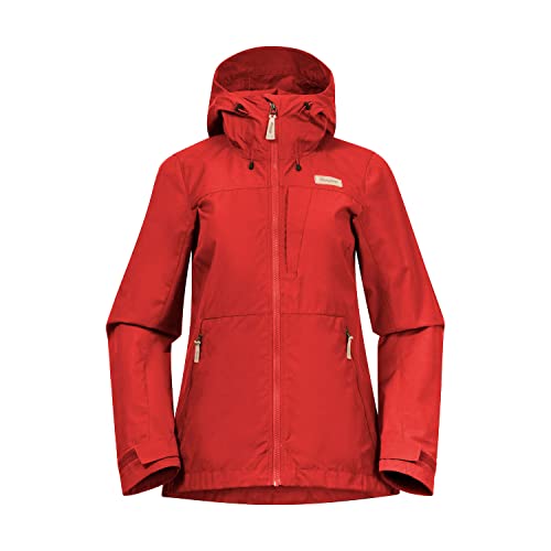 Bergans Nordmarka Leaf Light Wind Jacket Women - Dark Brick - XL