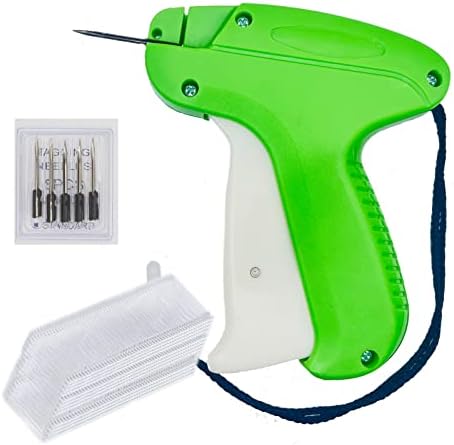 Tagging Gun for Clothing [New-Upgrade] with 6 Needles & 1000pcs Barbs Fasteners, Standard Retail Price Tag Attachment Gun Kit Garment tag Gun for Store Warehouse Consignment Garage Yard Retail Sale