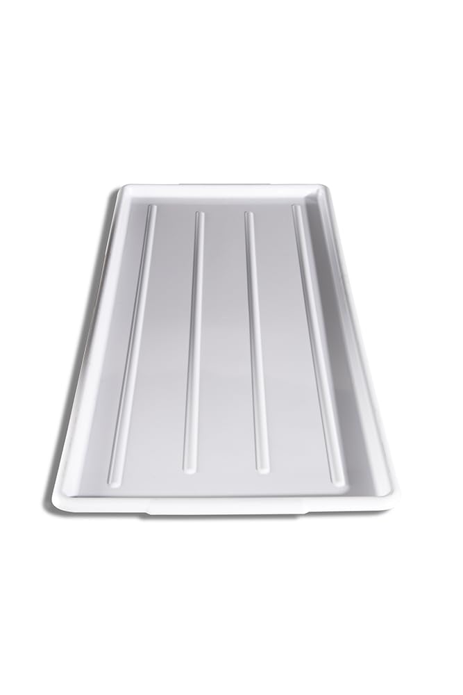 WHP-1030 Sani-Platters, 10" W x 30" L x .75" H, Pack of 12, White, Polystyrene, for Commercial Use