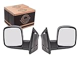 Brock Replacement Driver and Passenger Pair Manual Side Door Mirrors Compatible with 2003-2007...