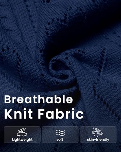 Girls Cotton Knit Shrug Cardigan – Long Sleeve Heart Pattern with Ruffle Hem4