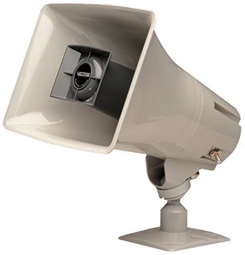 Valcom 15Watt 1Way Paging Horn Gray #TOP26