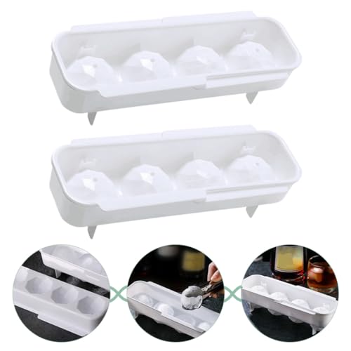 SHINEOFI Molde para Esferas de Hielo 2 Piezas miniatura 3