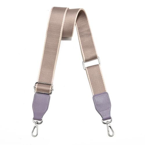 Image of Purse Straps Replacement Crossbody, Universal Wide Shoulder Strap for Bags Adjustable Straps for Handbags (Silvery Hardware)