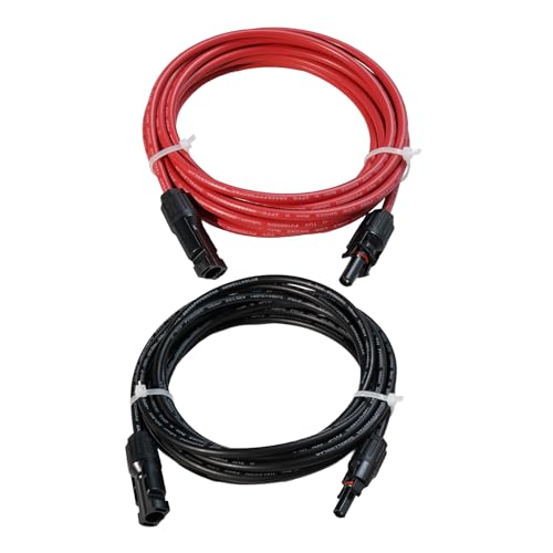 BATENORY Verlängerungskabel für Balkonkraftwerk - 4mm² Solarpanel Solarkabel mit MC4 Stecker, Photovoltaik-Verlängerung für Solarmodul & Wechselrichter - Länge 5 Meter