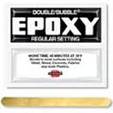 Hardman Double Bubble Black Regular Setting (45 min) Thin Epoxy (#04006) (10 Pack)