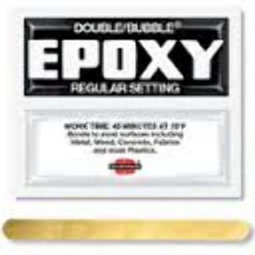 Hardman Double Bubble Black Regular Setting (45 min) Thin Epoxy (#04006) (10 Pack)