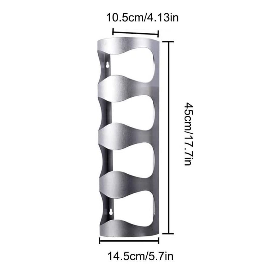 Soporte para botellas de vino para colgar en pared miniatura 2