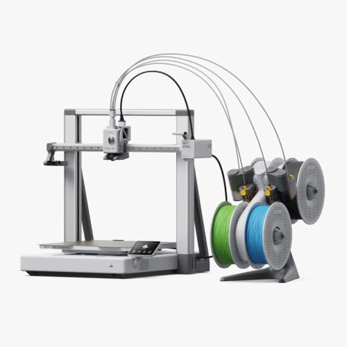 Image of Bambu Lab Multi Color A2L Combo 3D Printer with AMS by WOL3D - 330x320x325mm Large Build Volume, High Speed FDM 3D Printing Machine, Full Auto Calibration for Prototyping & Educational Projects