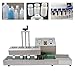 Industrial 1800W Induction Cap Sealing Machine, 110V- Heavy-Duty Automatic Bottle Foil Sealer for Factory, Pharmaceutical, Cosmetic & Chemical Lines, Adjustable Height & Speed, 10-30 PCS/Min