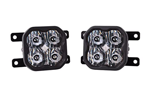 Diode Dynamics SS3 LED Fog Light Kit compatible with Ford Ranger 2019-2023, White SAE/DOT Driving Pro
