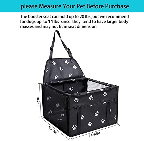 GENORTH Dog Car Seat Puppy Pet Seats for Cars Vehicles Small Dogs Upgrade Washable Portable Pet Booster Car Seat Travel… - Image 4