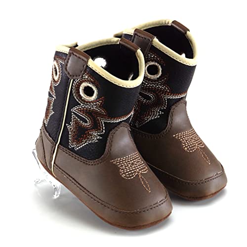 M&F Western Kids baby-boys Trace Baby Boy's Infant/Toddler Bucker Boot4